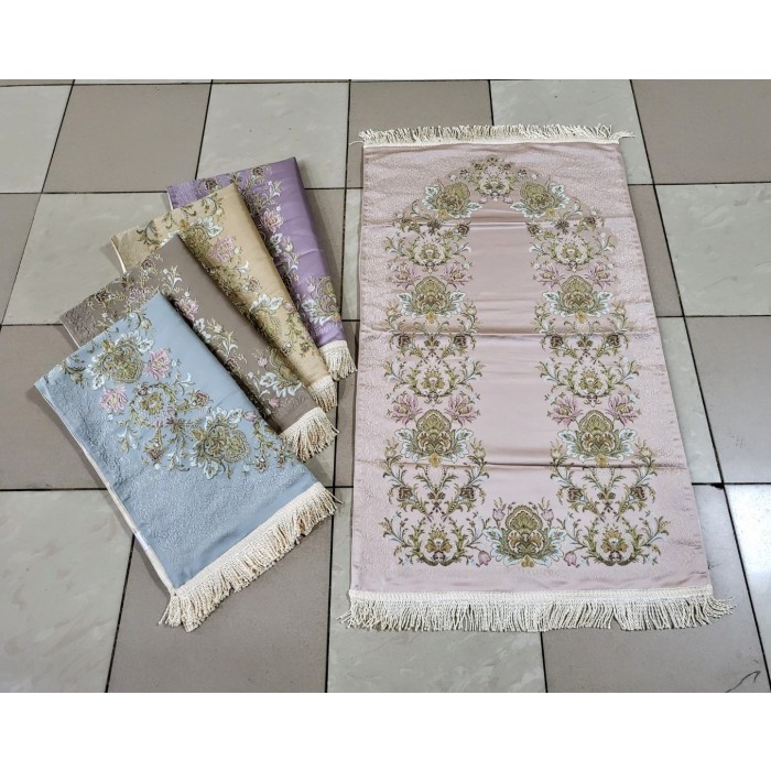 Sajadah Sajadah Premium Genova Motif Orkide