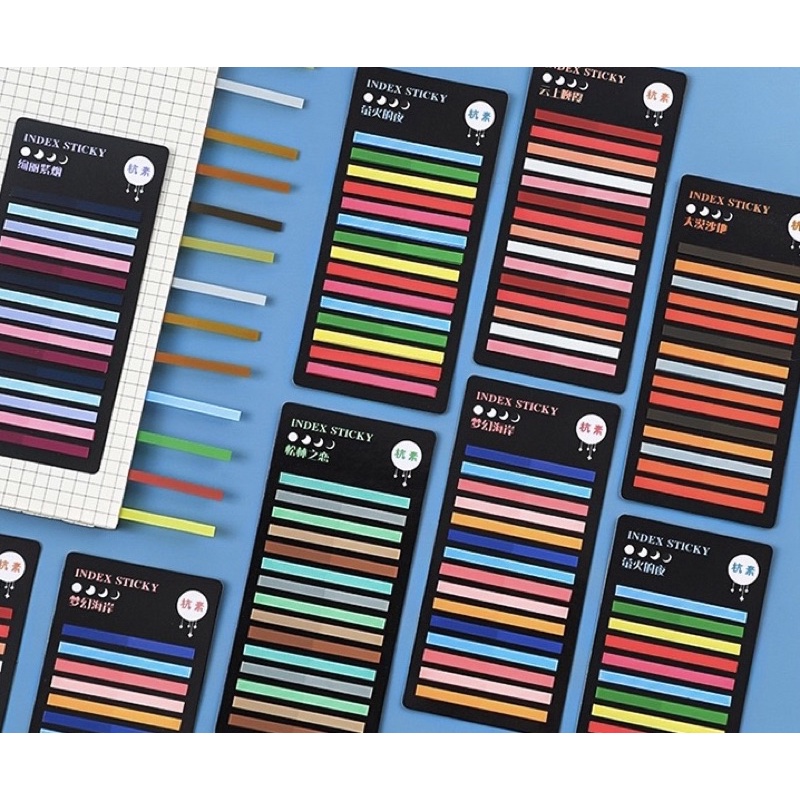 

300 pcs sticky notes rainbow / sticky note / page marker / highlighter STK13