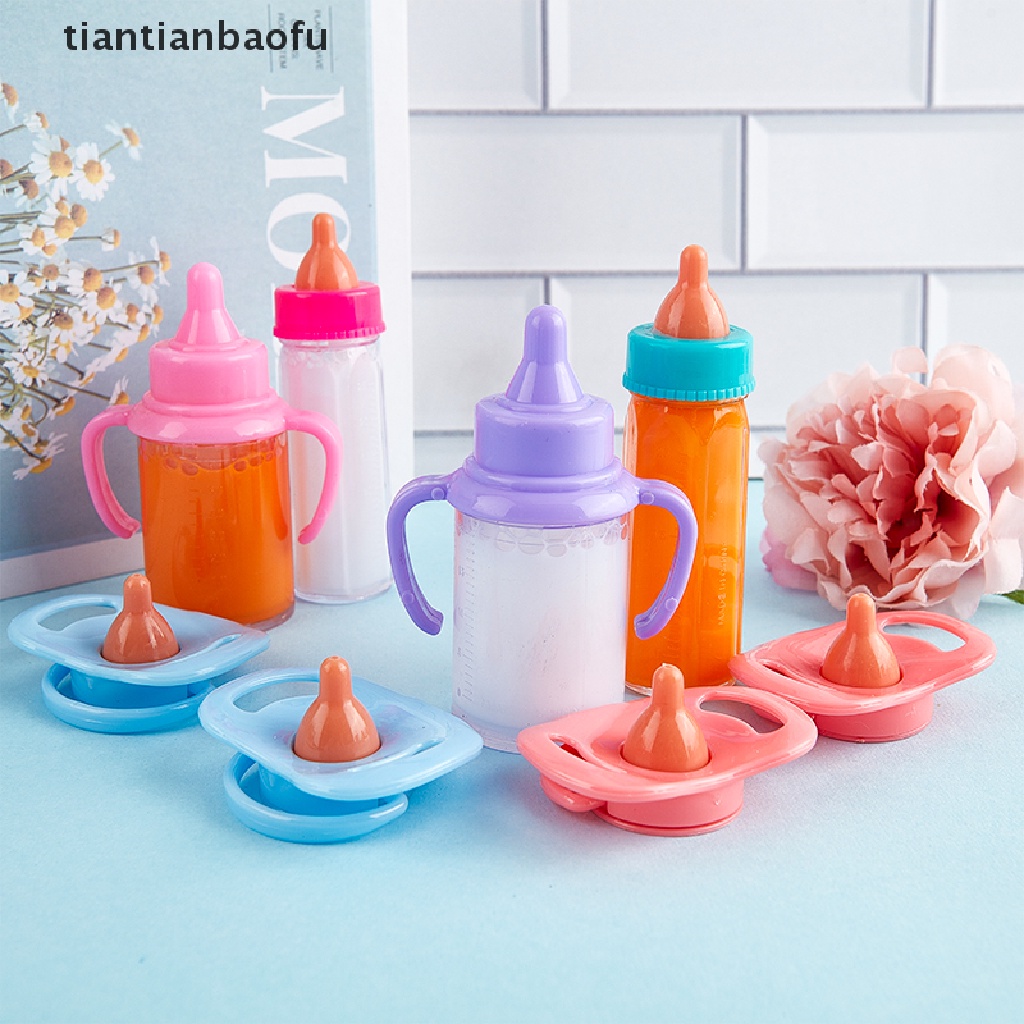 [tiantianbaofu] Magic Milk Bottle Pacifie 18inch American Doll Aksesoris Mainan Rumah Boneka Dekorasi Butik