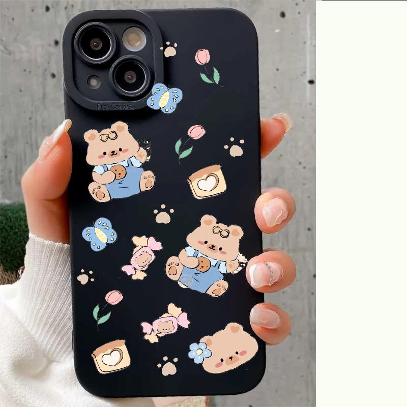 Softcase Casing Cantik CC36 for Iphone 6 6s 6g 6+ 6s+ 7 8 7+ 8+ X Xs 11 12 13 14 14+ Plus Pro Max