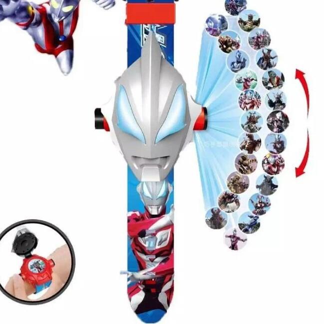 ➮ Jam Tangan Anak Ultraman Proyektor Jam Fashion Anak Trendy ☞