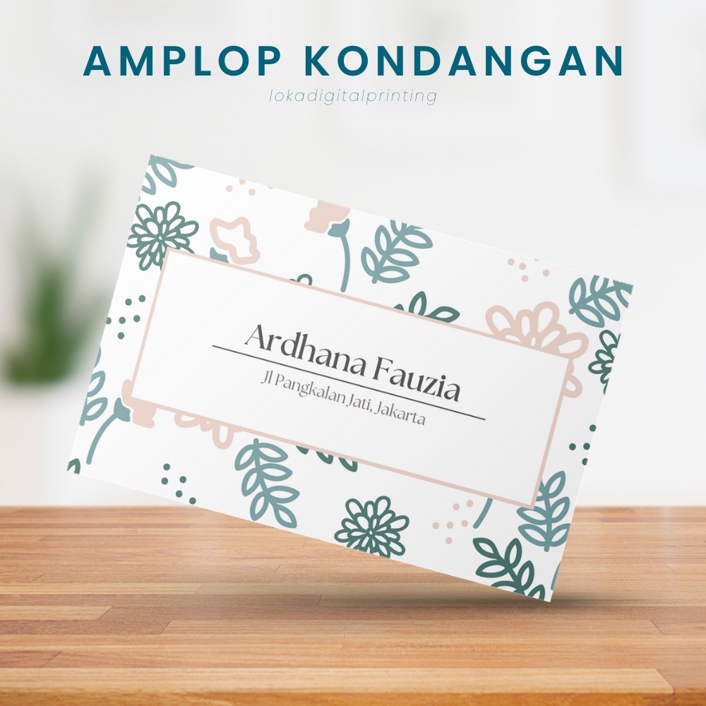 

Amplop Kondangan Custom Nama Amplop Sumbangan Nikah Tema Floral