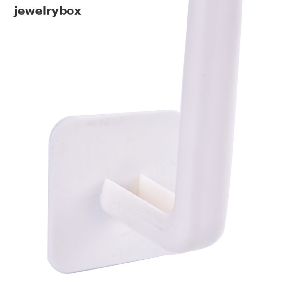 [jewelrybox] L-shape Punch-Free Hook Tempel Dinding Cloth Hanger Rack Roll Kamar Mandi Holder Butik