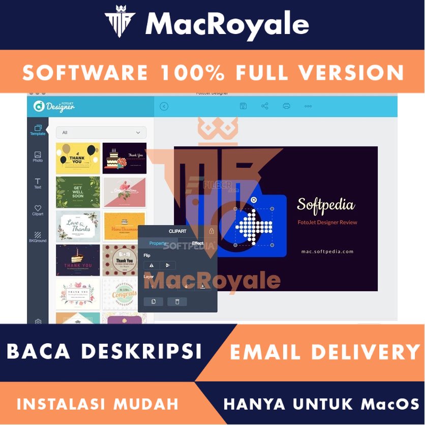 [MacOS] FotoJet Designer Full Version Lifetime Full Garansi