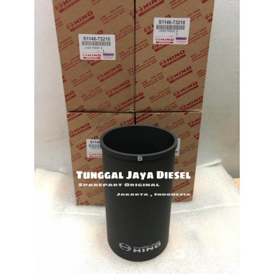 Liner Cylinder B Tebal J08E SK330-8 Kobelco 8mm S1146-73210 Hino