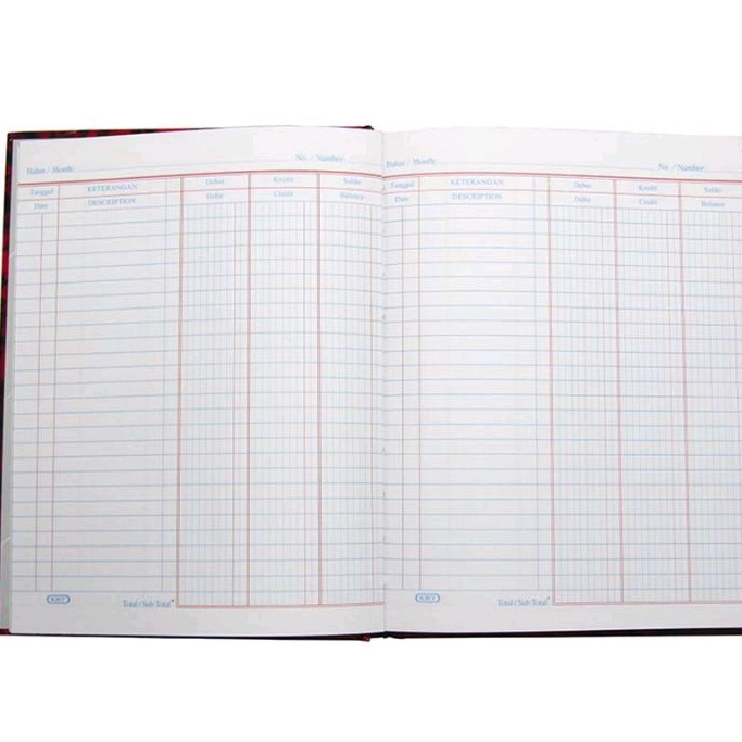 

Buku besar pengeluaran pemasukan kas folio okey