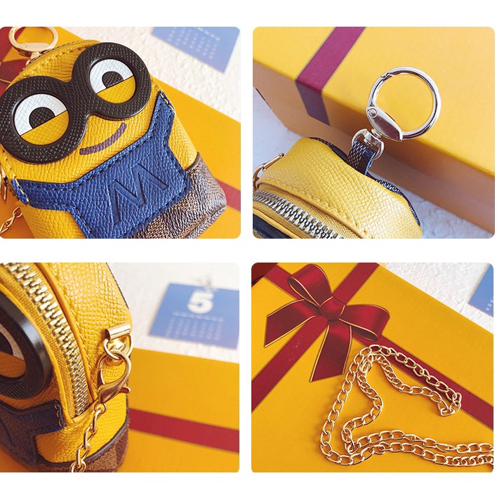 Tas Viral Minion Bag Tas Selempang Minion Gantungan Tas Unik Tas Mini Import Gratis kotak Minion CR7896