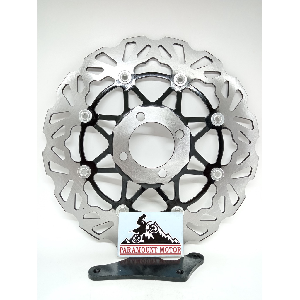 piringan Cakram lebar karisma / supra 125 / revo lama model psm black