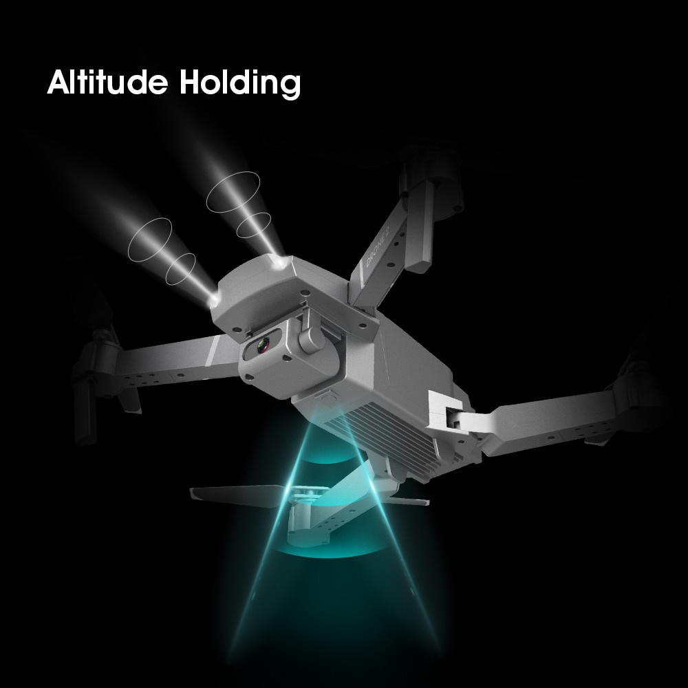 (Dikirim Dari Jakarta)New Drone E68 Pro Mini RC 4K HD Camera Kamera WIFI FPV Fotografi Udara Helikopter Foldable Quadcopter Drone Kamera HD Posisi Visual/Drone sipil/Ambil gambar drone/Drone murah