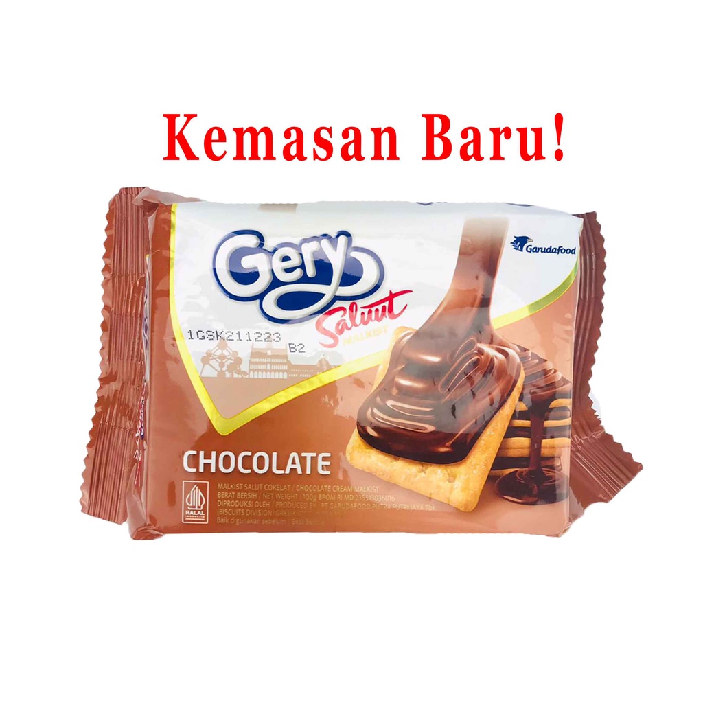 Gery saluut / Chocolate / Malkis salut cokelat / 100g
