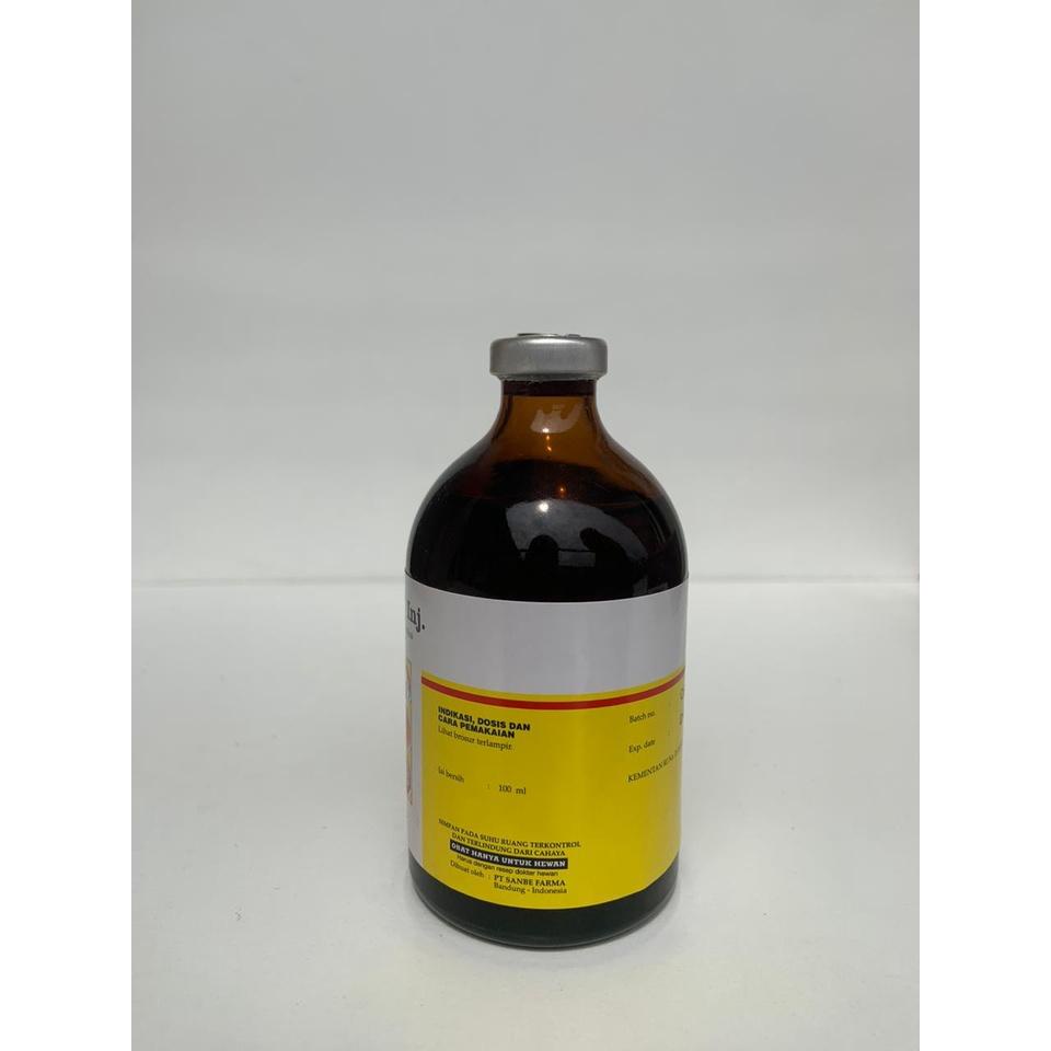 Colibact injeksi 50 ml dan 100 ml - Obat Mencret Sapi - Obat Diare Sapi Kambing Domba - Obat Antibio