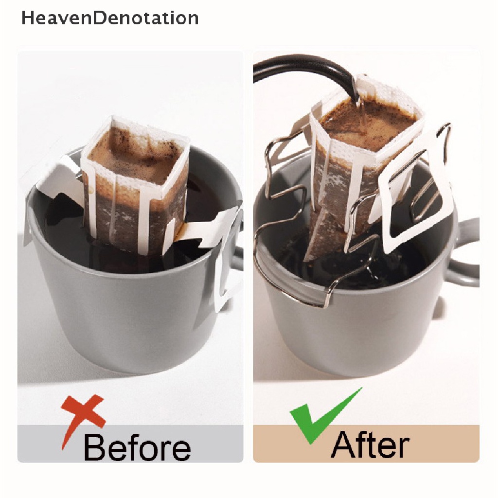 [HeavenDenotation] Tempat Filter Kopi Portable Reusable Outdoor Saringan Teh Coffee Filter Shelf HDV