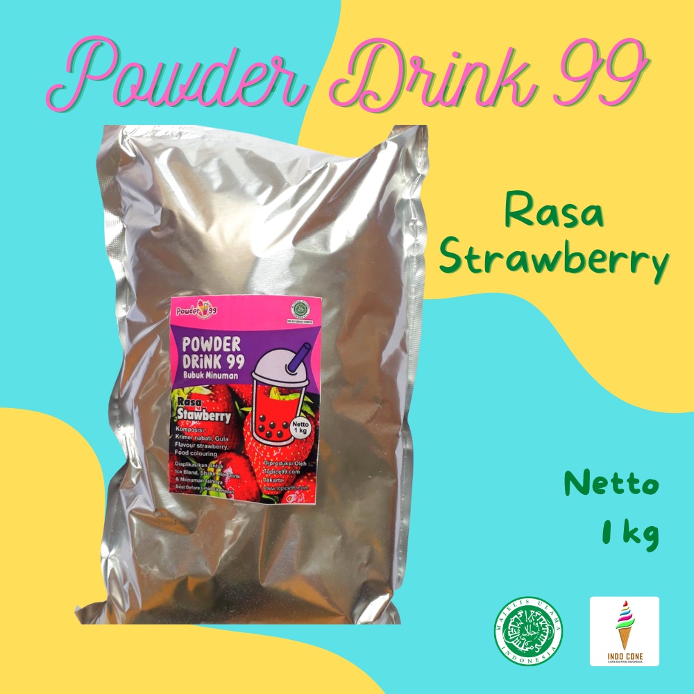 

Powder Drink Bubuk Minuman Rasa Strawberry 1 kg
