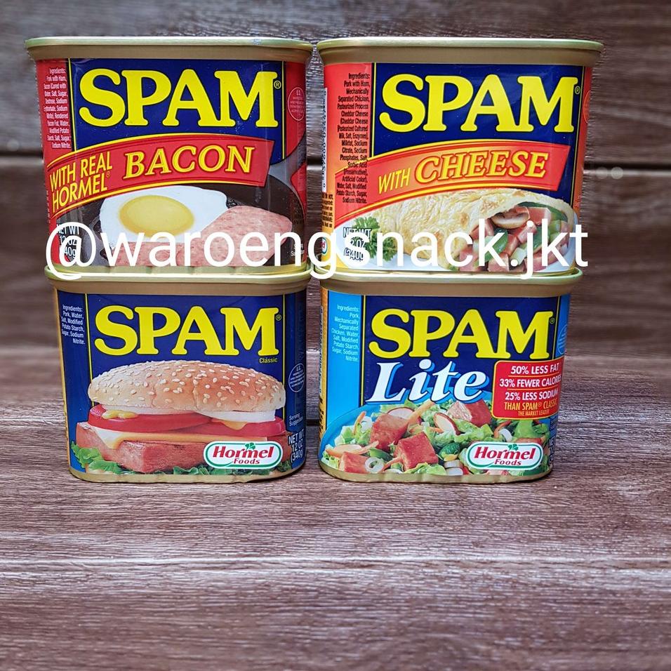 

◊ HORMEL SPAM USA 5 VARIANTS | LUNCHEON MEAT NON HALAL | SNACK IMPORT ❁