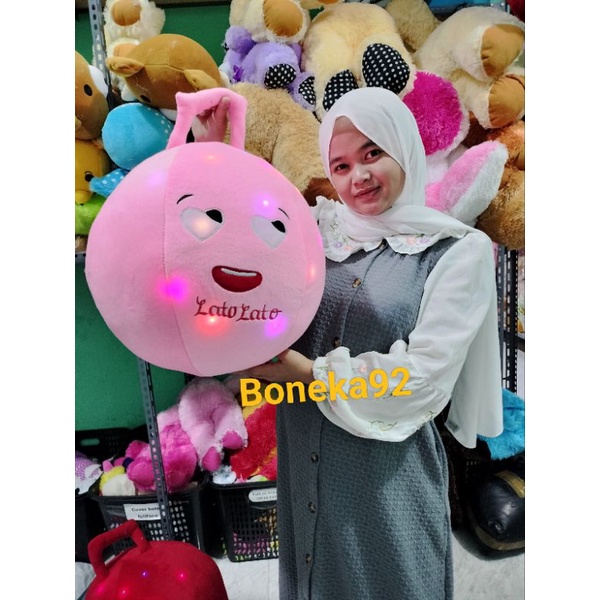 Boneka lato-lato ukuran jumbo free lampu led