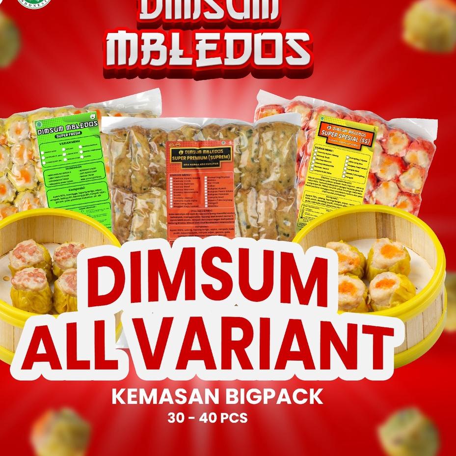 

♘ Dimsum All Varian Isi 30/40 Pcs - Frozen Food Halal Mbledos ➼