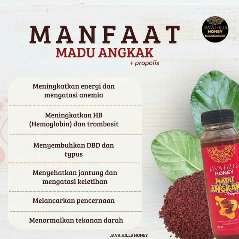 

madu angkak Java hills honey