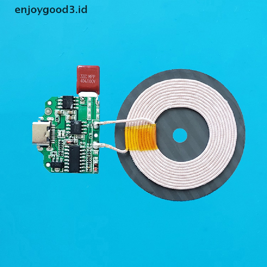 【 Rready Stock 】 15W Qi Fast Wireless Charger Module Transmitter With Box PCBA Circuit Board Coil DIY Type-c Port （ ID ）
