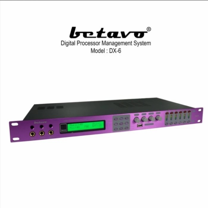 Betavo DX6 Digital Processor Management Betavo DX 6 Original