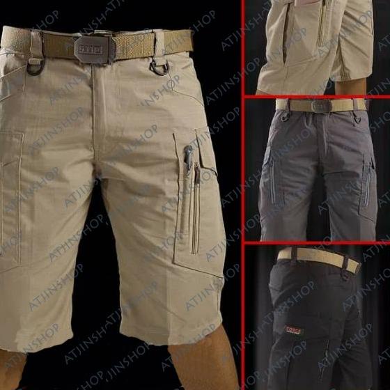 ► Atjin- Celana Pendek W-Tac Pria Kualitas ORI Tebal dan Anti Gesek (Tidak berbulu) [ SIZE 28-44] ❈