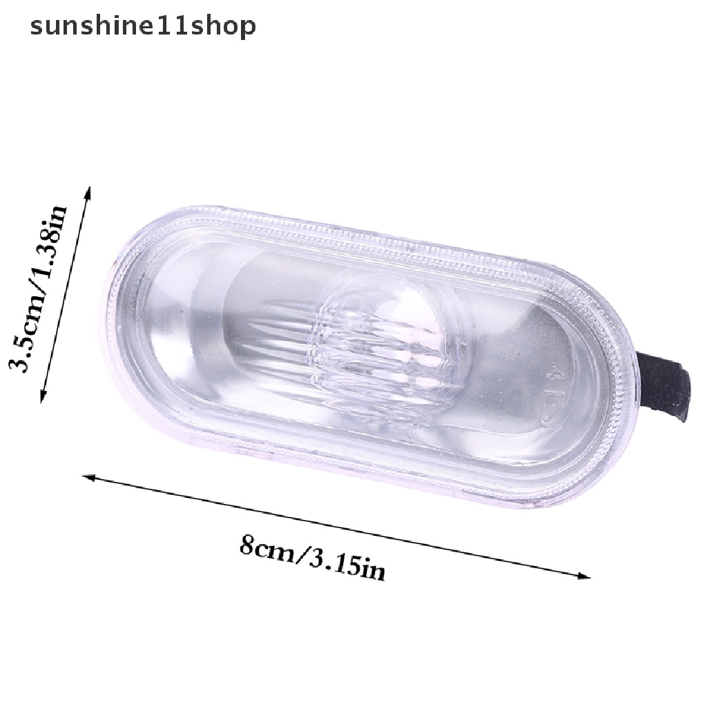 Sho 2Pcs Side Marker Light Housing Warning Clearance Lamp Untuk Bora Golf4 MK4 N