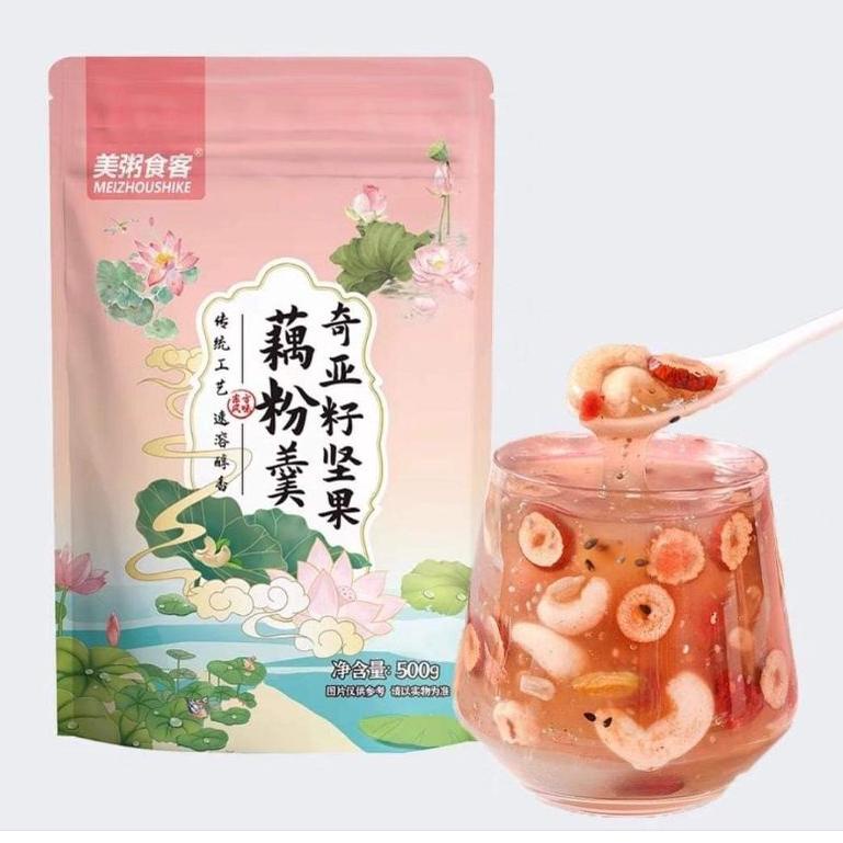 

Wow Murah Meriah Ou Fen Lotus Root Akar Teratai Kacang Mede kemasan 500gr KMK