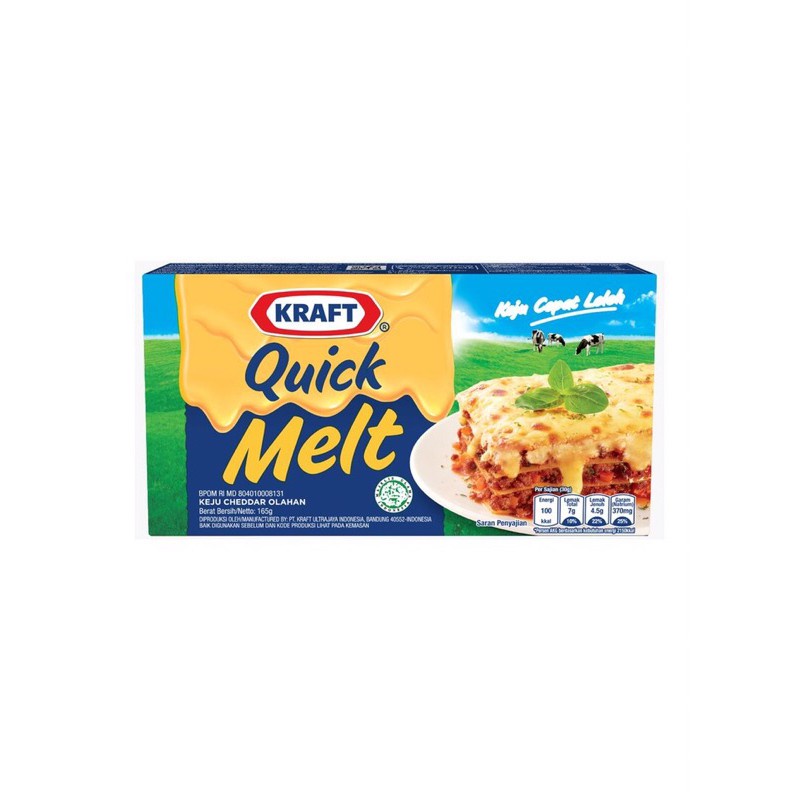 

Kraft Cheese Quick Melt Mozza 165 Gram