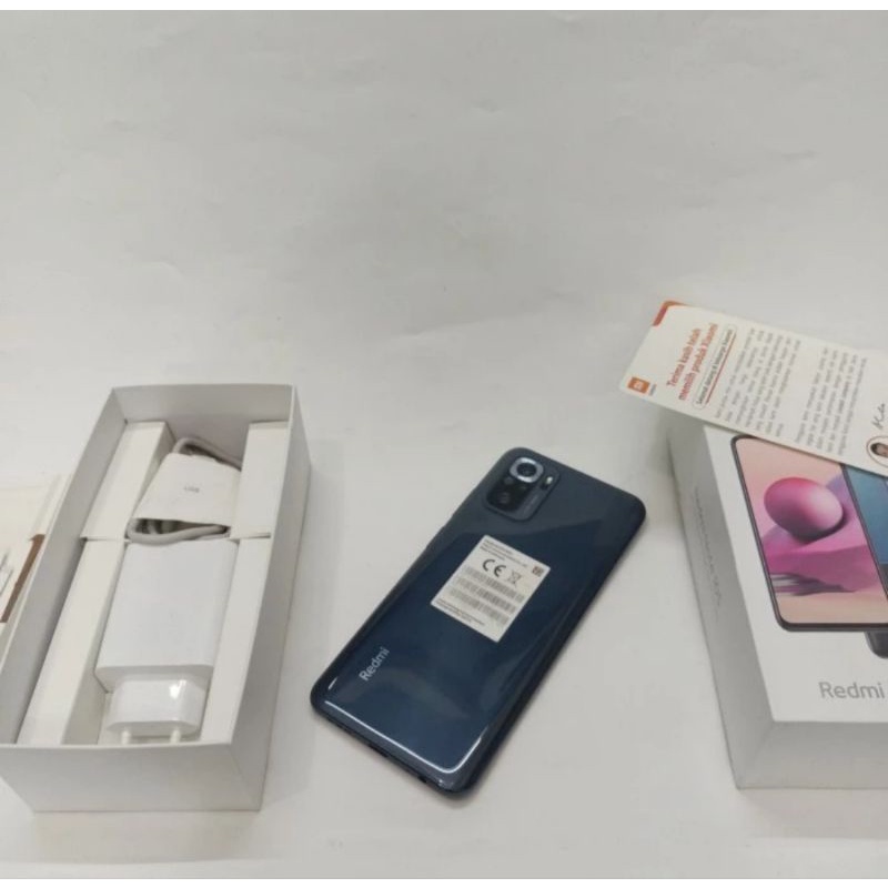 Redmi note 10s 8/128 + 6/128 fullset mulus original resmi