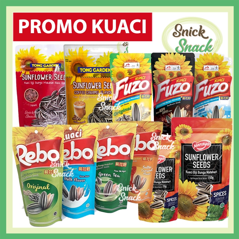 

Snack Aneka Kuaci Sunflower Seed Biji Bunga Matahari Enak Garing Kemasan Besar Ekonomis 130 140 150 gr