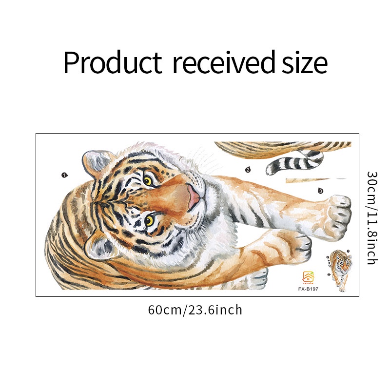 Macan/burung/tupai/kelinci Stiker Dinding Tahan Air Removable Wall Decals Wallpaper Untuk Pembibitan Ruang Tamu Kamar Tidur Dekorasi