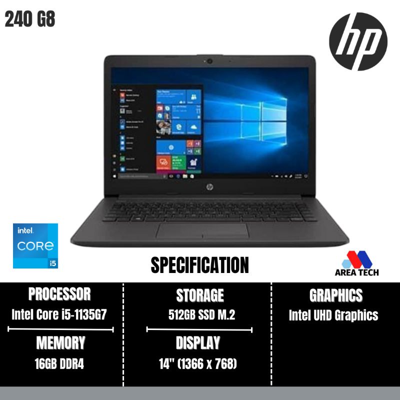 HP 240 G8 | i5-1135G7 | 16GB | 512GB SSD