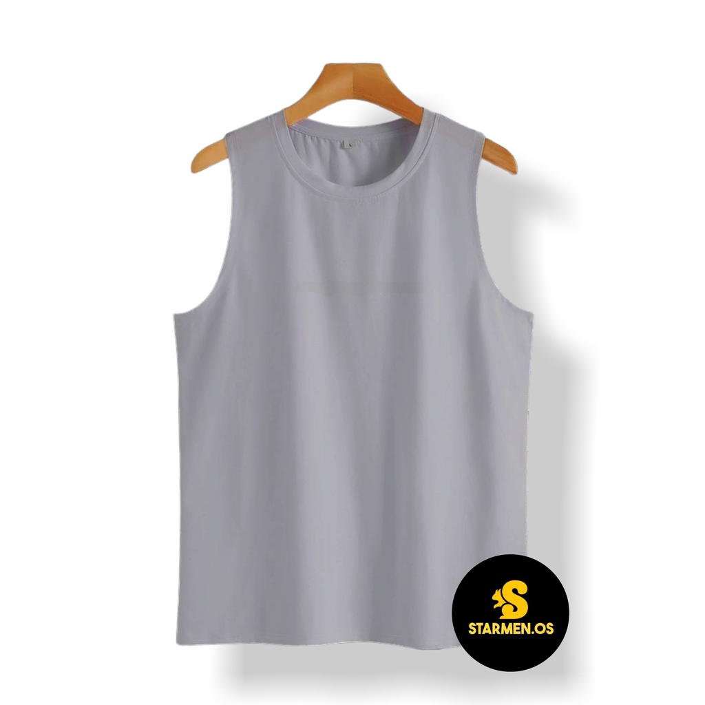 Kaos T-shirt Singlet Pria Polos