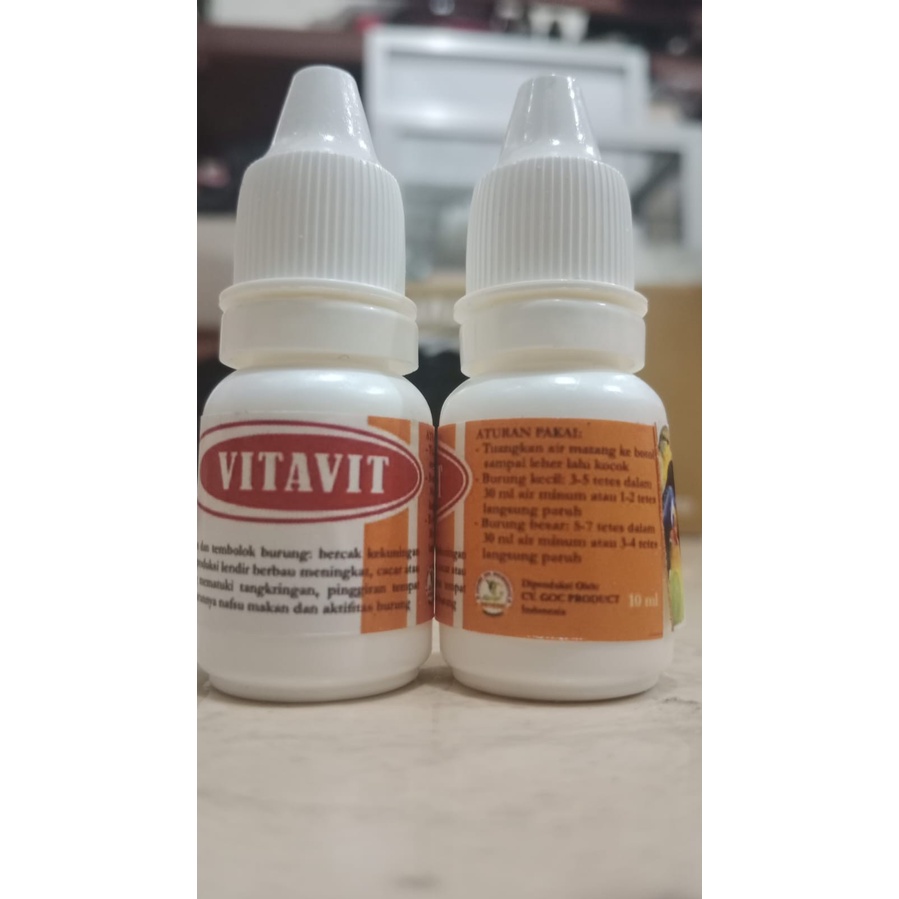 VITAVIT GOC VITAMIN BURUNG SAKIT PENCERNAAN TEMBOLOK BURUNG UNTUK SEMUA JENIS BURUNG