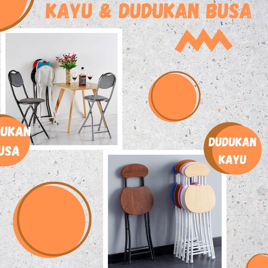 ♡ Kursi Lipat / Kursi Lipat Portable / Kursi Sholat / Bangku Makan Kayu / Kursi Sholat / Bangku Shol