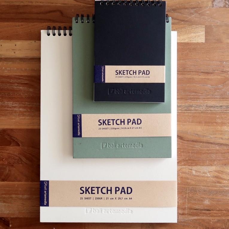 

Model Baru.. Sketch Pad Spiral Ring By Bali Artemedia A6 A5 A4 Drawing Book VSK