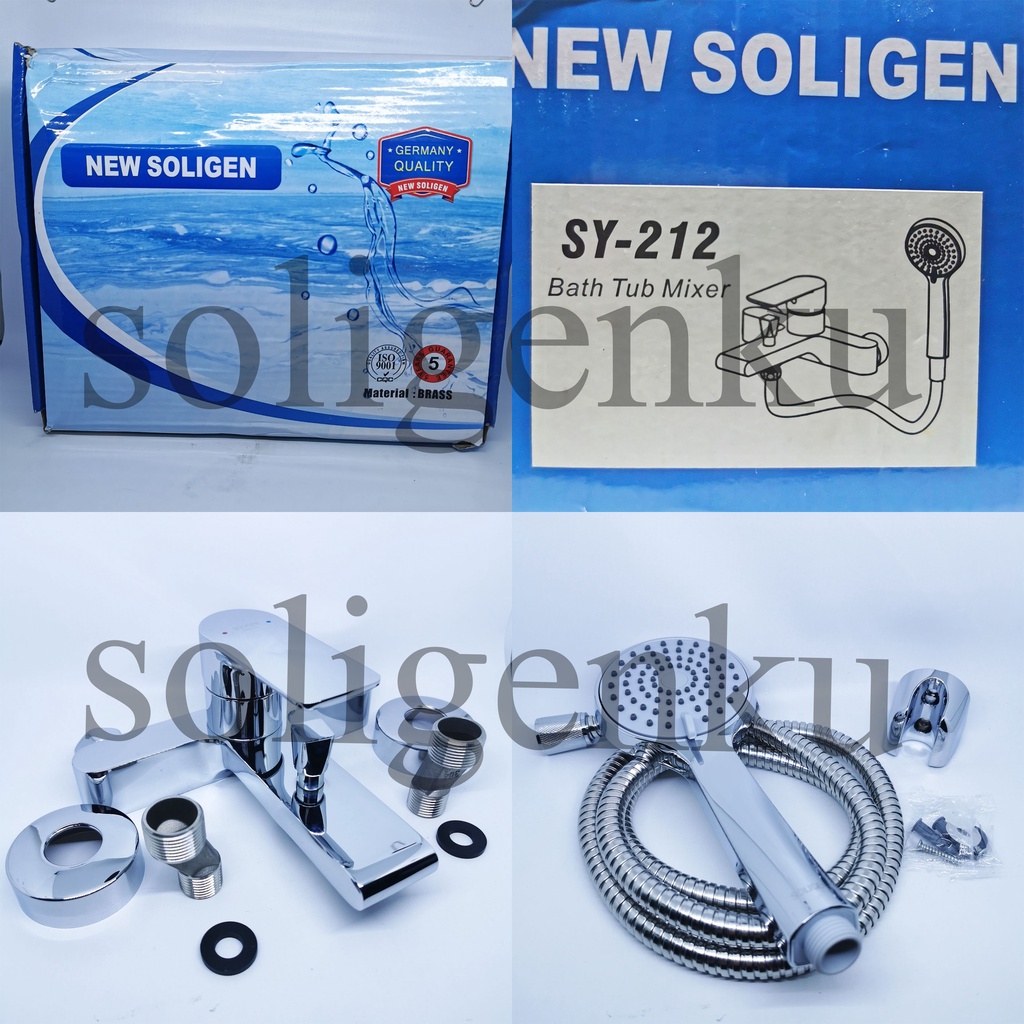 Kran Shower Panas Dingin Kran Bathtub Keran Air Mixer Soligen Sy 212