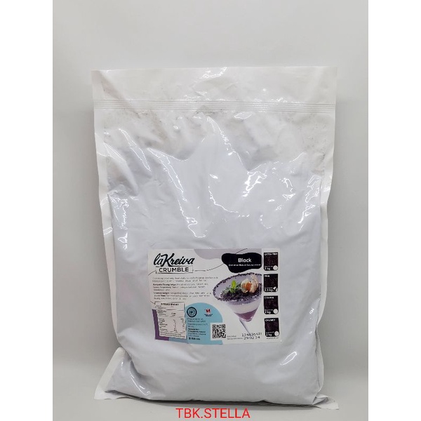 

LA KREIVA CRUMBLE BLACK FINE 2.5 KG / REMAHAN BISKUIT COKLAT