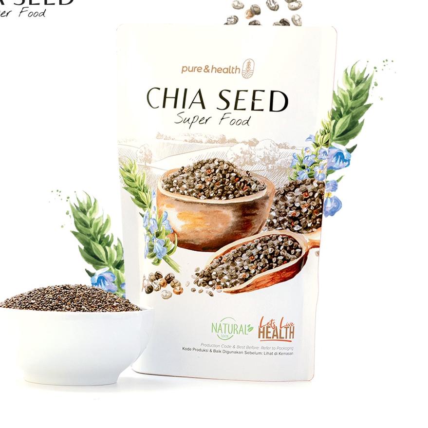 

❆ Biji Chia Seed 500 gr Organik Black Chiaseed Diet Original Natural Super Food ♠