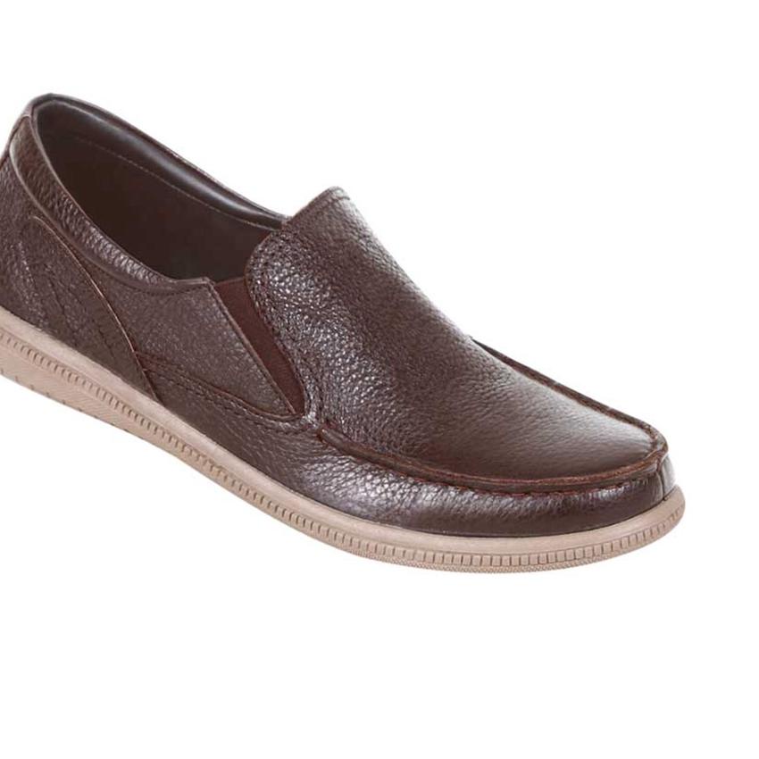 ♟ Zeintin - Sepatu Pantofel Pria Kulit Asli Sepatu Santai Slip On Sepatu Keja Sepatu santai Zeintin 