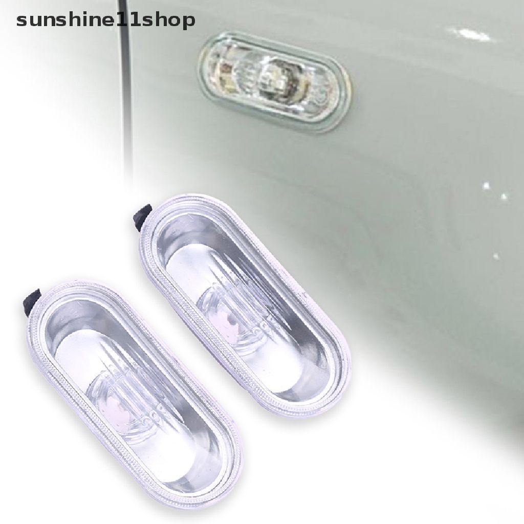 Sho 2Pcs Side Marker Light Housing Warning Clearance Lamp Untuk Bora Golf4 MK4 N