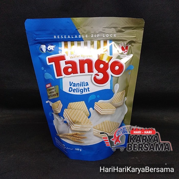 

TANGO WAFER VANILLA MILK POUCH 100GR