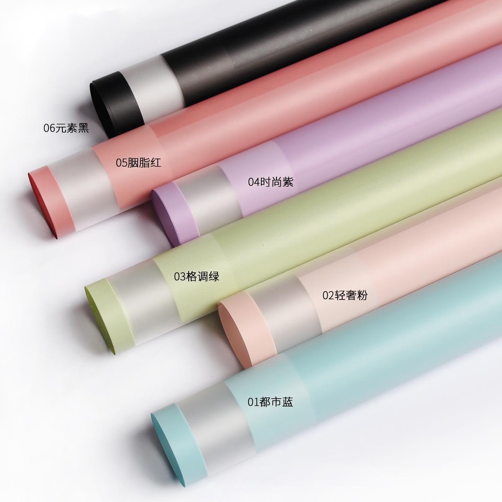 

[5 lembar] Wrapping Paper List Warna / wrapping flower / money bouquet wrapping