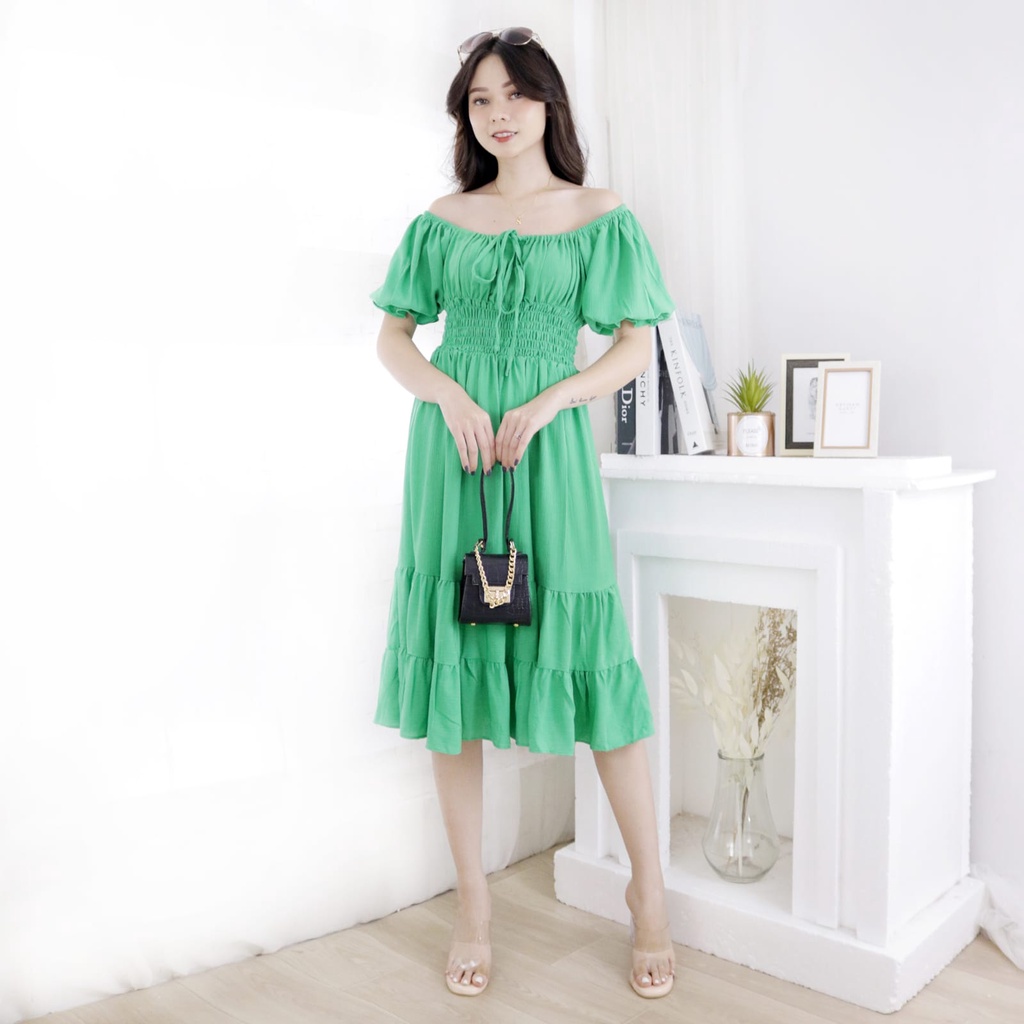 Dress 1265 Rayon Crincle Fashion Wanita