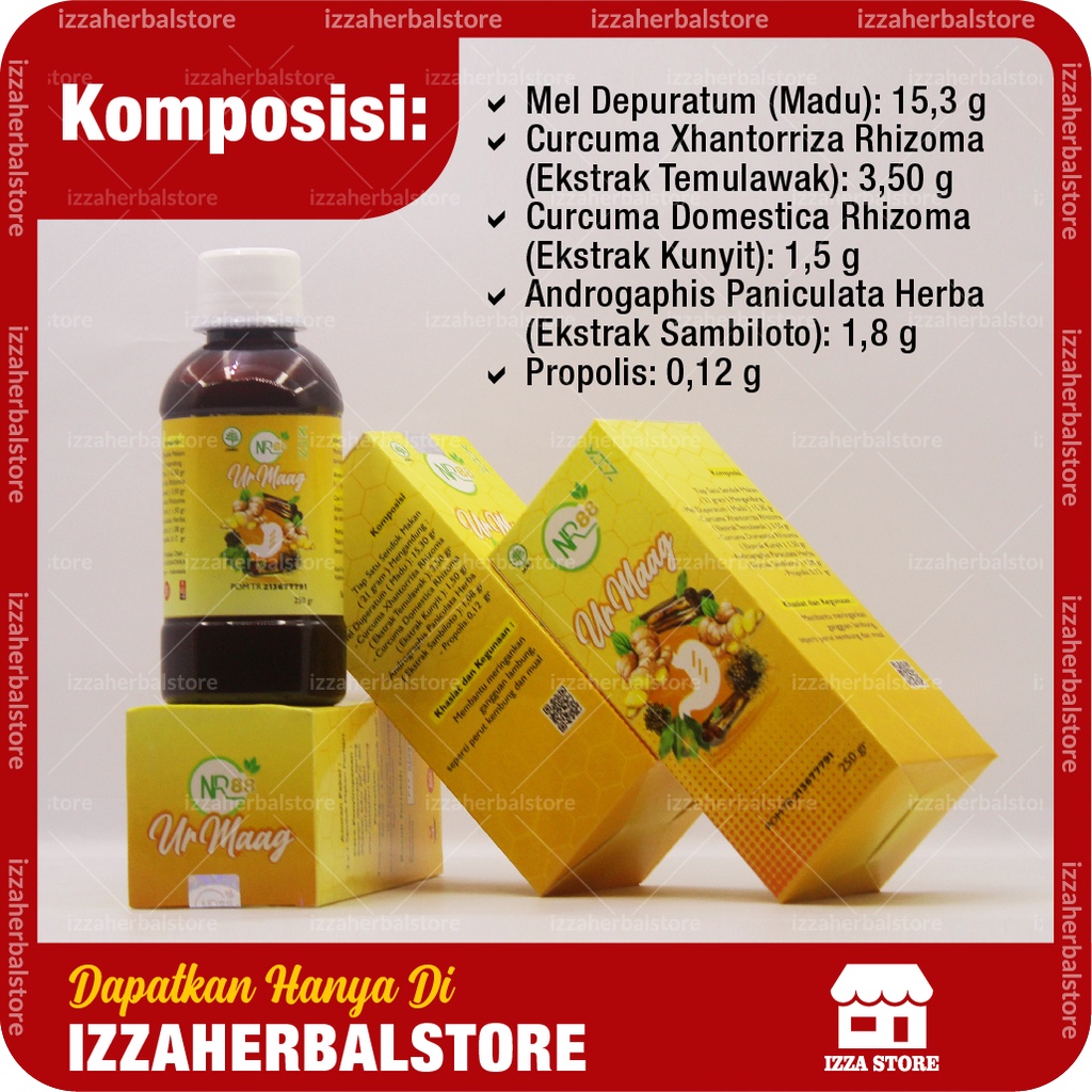 OBAT MAAG KRONIS AMPUH Madu URMAAG UR MAAG Herbal Obat Maag Asam Lambung Anak 100% ASLI ORI BPOM