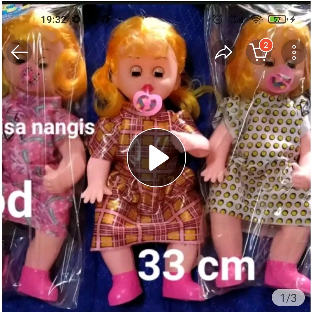 Boneka Nangis, Boneka Dot Empang Nangis, Boneka Bayi Bisa Bunyi, mainan Anak Perempuan