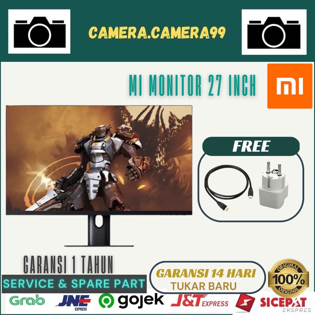 Packing Kayu Monitor Gaming Mi 27 inch 1440P 165Hz HDR