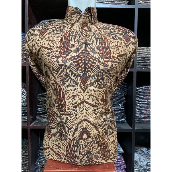 Kemeja Batik Exclusive Batik Pria Lengan Panjang Mewah size M L XL XXL Batik Artonesia