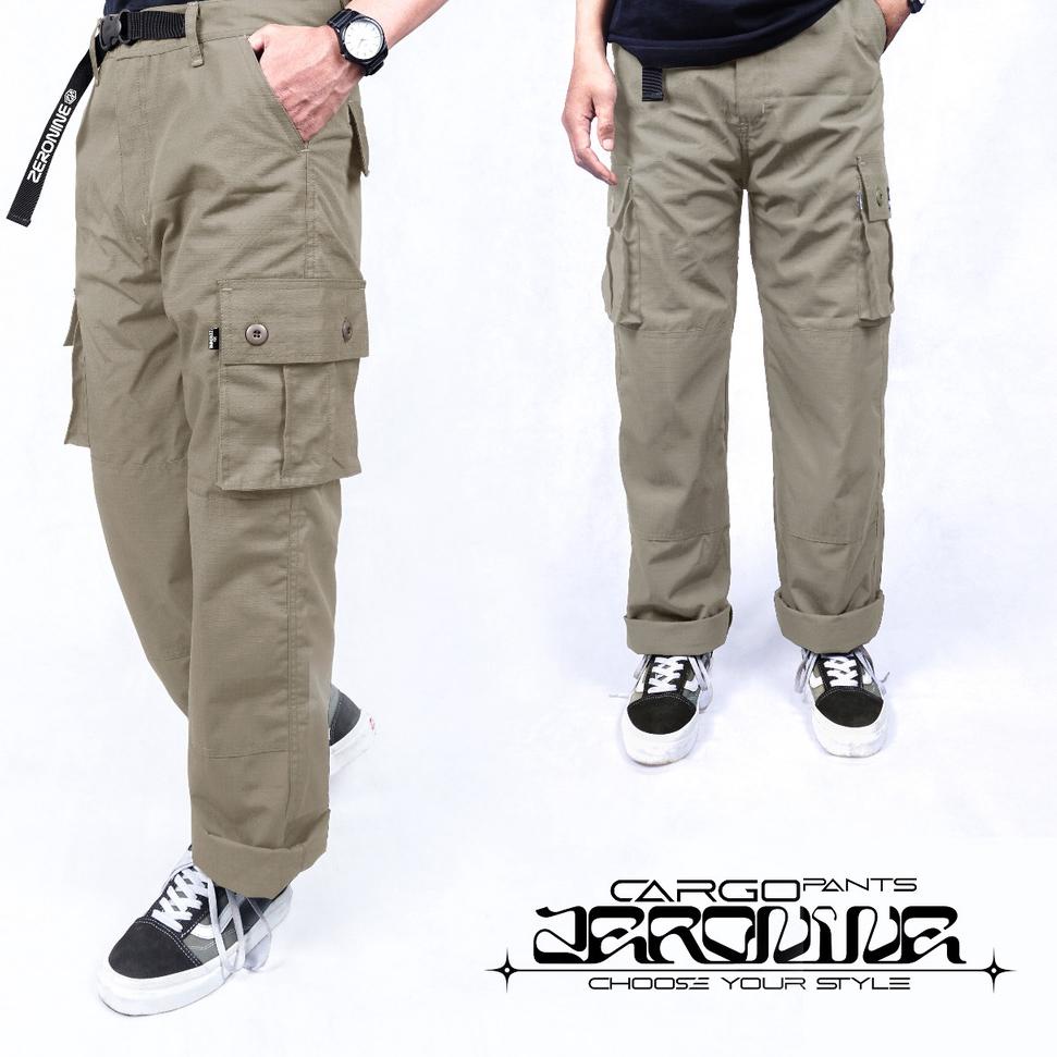 REKOMENDASI ZERONINE CELANA Cargo pants | ZERONINE Celana Pria cargo | ZERONINE Celana Regular cargo