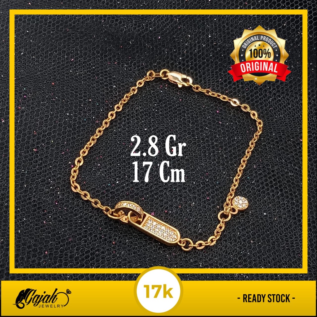 Gelang emas 17k - 2.8 gr kadar 750 - 4238