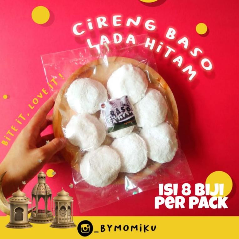 

U39 CIRENG ISI BASO LADA HITAM HALAL NON MSG/CIRENG ISI PREMIUM/CIRENG VARIAN ISI/isi 8 biji per pack TERBARU ゾ